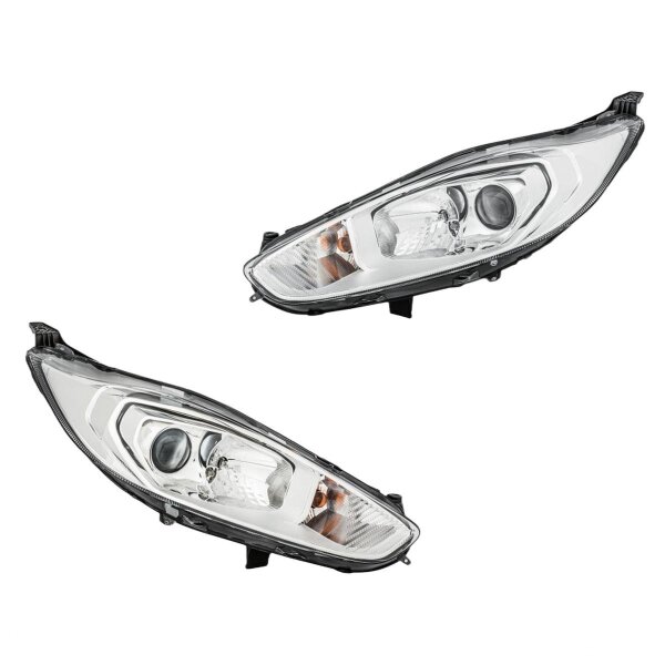 Headlight Set 12 V H15 PY21W W5W H7 Halogen HELLA for FORD FIESTA and others