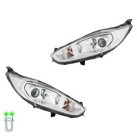 Headlight Set 12 V H15 PY21W W5W H7 Halogen HELLA for...