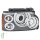 Headlight Set 12 V H8 D1S/H7 PY21W W5W Bi-Xenon HELLA for LAND ROVER III