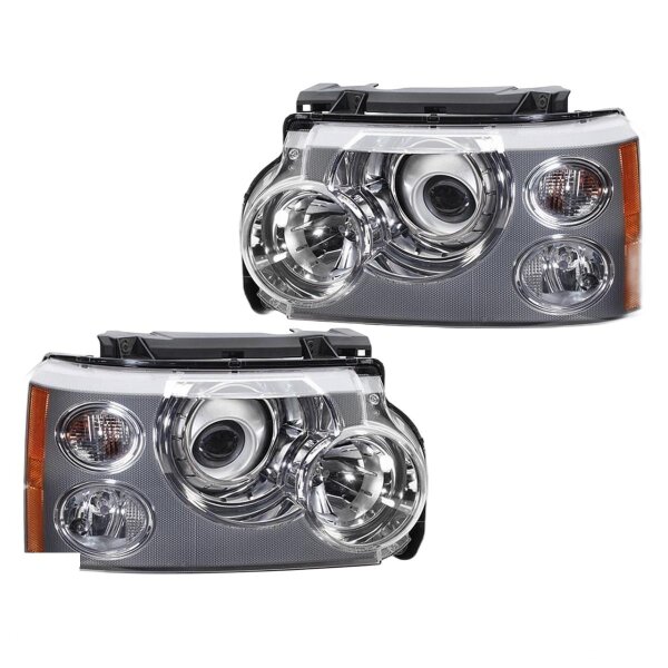 Headlight Set 12 V W5W PY21W D1S/H7 H8 bi-xenon HELLA for LAND ROVER