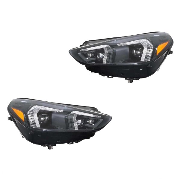 Headlight Set left right 12 V LED Matrix HELLA suitable for BMW X1