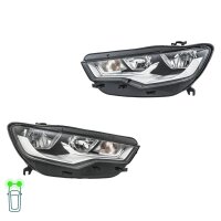 Headlight Set left right 12 V PY21W H7 W5W H15 Halogen...
