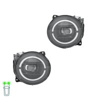 Headlight Set left right 12 V LED HELLA for MERCEDES-BENZ...