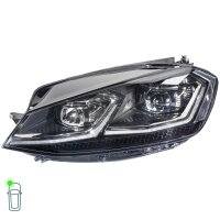 Headlight Set left right LED HELLA suitable for e.g. VW GOLF