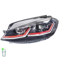 Headlight Set left right LED HELLA suitable for e.g. VW GOLF
