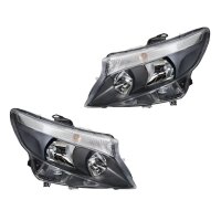 Headlight Set left right 12 V H7 H15 PY21W FF Halogen...