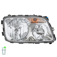 Headlight Set left right 24 V PY21W W5W H7/H1 Halogen FF HELLA for MB ACTROS