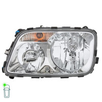 Headlight Set left right 24 V PY21W W5W H7/H1 Halogen FF HELLA for MB ACTROS