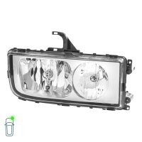 Headlight Set left right 24 V H7/H1 W5W Halogen HELLA for MB AXOR