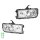 Headlight Set left right 24 V H7/H1 W5W Halogen HELLA for MB AXOR