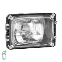 Headlight Set left right 12 V 24 V H4 T4W Halogen HELLA for e.g. MB LK