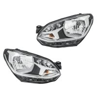 Headlight Set left right 12 V H4 PY21W FF Halogen HELLA...