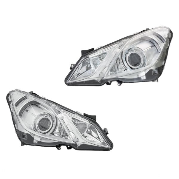 Headlight Set 12 V D1S/H7 LED bi-xenon halogen HELLA suitable for e.g. MB