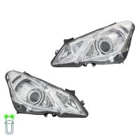 Headlight Set 12 V D1S/H7 LED bi-xenon halogen HELLA...