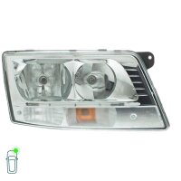 Headlight Set left right 24 V H7/H7 PY21W Halogen HELLA for e.g. MAN TGS