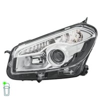 Headlight Set 12 V PY21W W5W H7/H7 Halogen DE HELLA for NISSAN QASHQAI