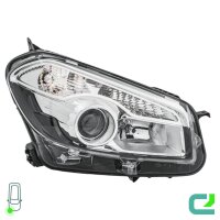 Scheinwerfer-Set links/rechts W3W HELLA für Nissan Qashqai I (J10, NJ10, JJ10E)
