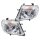 Headlight Set 12 V H4 W5W PY21W Halogen HELLA for NISSAN PATHFINDER and others