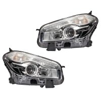 Headlight Set left right 12 V PY21W D1S/H7 W5W Xenon...