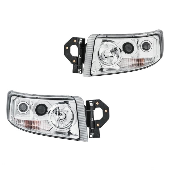 Headlight Set 24 V H7/H1/H3 W5W PY21W DE Halogen HELLA for RENAULT