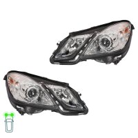 Headlight Set left right 12 V W5W H7/H7 DE Halogen HELLA...