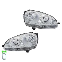 Headlight Set left right 12 V W5W H7/H7 PY21W Halogen...
