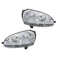 Scheinwerfer-Set links/rechts W5W HELLA für VW Golf...