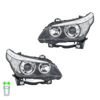 Headlight Set 12 V PY21W D2S/H7 bi-xenon halogen HELLA...