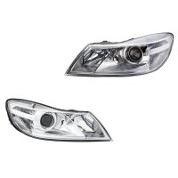 Scheinwerfer-Set links/rechts H7/H1 HELLA für Skoda...