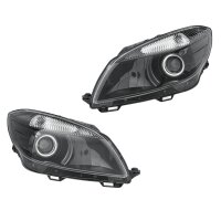 Headlight Set 12 V H7 PY21W W5W Halogen FF DE HELLA for...