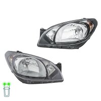 Headlight Set 12 V W21/5W PY21W H4 Halogen HELLA for...