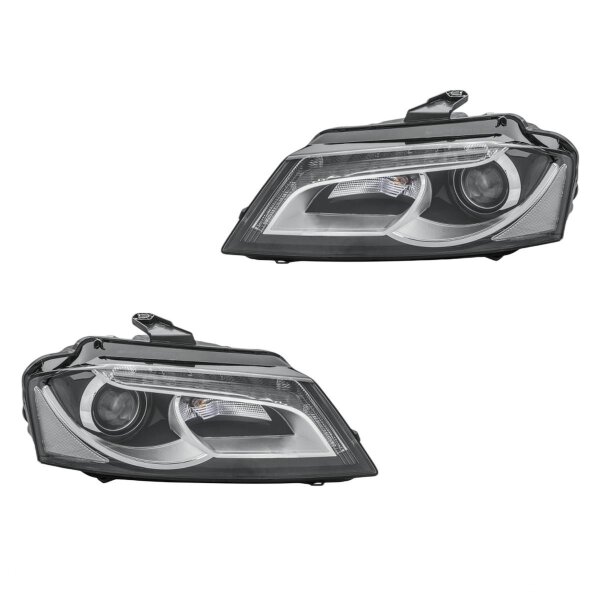 Headlight Set 12 V LED PSY24W W5W PS19W D3S Bi-Xenon HELLA for AUDI