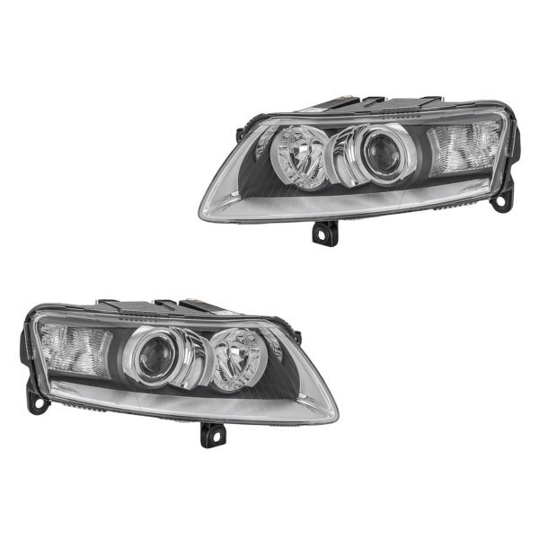 Headlight Set 12 V D2S P21W PY21W W5W Bi-Xenon HELLA for AUDI A6 and others