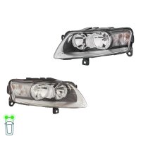 Headlight Set left right 12 V W5W H7/H1 PY21W Halogen...