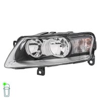 Headlight Set left right 12 V W5W H7/H1 PY21W Halogen HELLA for e.g. AUDI A6