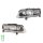 Headlight Set left right 12 V W5W H7/H1 PY21W Halogen HELLA for e.g. AUDI A6