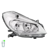 Headlight Set 12 V W5W H7/H7 PY21W Halogen HELLA for RENAULT CLIO and others