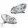 Headlight Set 12 V W5W H7/H7 PY21W Halogen HELLA for RENAULT CLIO and others