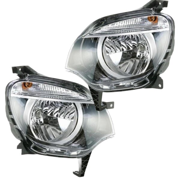 Headlight Set left right 12 V PY21W H4 Halogen HELLA for RENAULT TWINGO