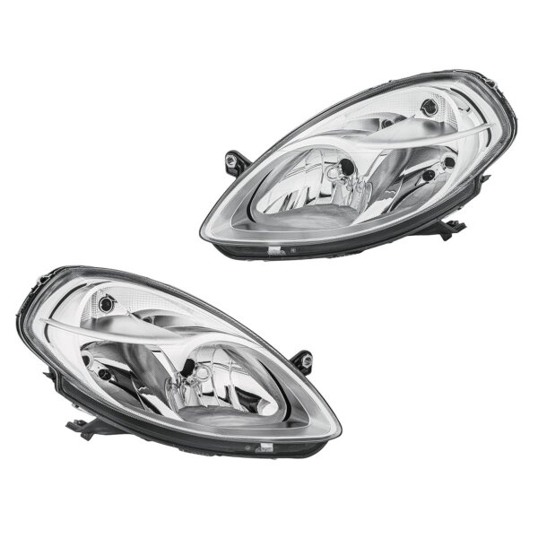 Headlight Set 12 V H7/H3 W5W PY21W Halogen HELLA for LANCIA YPSILON