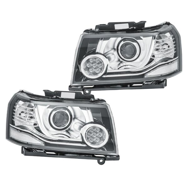 Hauptscheinwerfer-Set 12 V PY21W HB3 LED Halogen HELLA für u.a. LAND ROVER