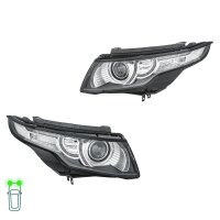 Hauptscheinwerfer-Set 12 V D3S PSY24W Bi-Xenon HELLA...