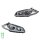 Headlight Set left right LED D3S Bi-Xenon HELLA for e.g. JAGUAR XF
