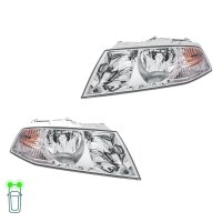 Headlight Set 12 V PY21W W5W H7/H1 Halogen HELLA for...