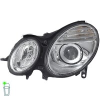 Headlight Set 12 V W5W PY21W D1S/H7 Bi-Xenon Halogen HELLA for e.g. MB