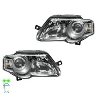 Hauptscheinwerfer-Set 12 V W5W H7/H7 Halogen DE FF HELLA...
