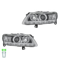 Headlight Set left right 12 V D3S/H7 PY21W Bi-Xenon HELLA...