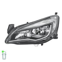 Headlight Set 12 V W21/5W H7/H7 FF Halogen HELLA for e.g. OPEL ASTRA