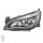 Headlight Set 12 V W21/5W H7/H7 FF Halogen HELLA for e.g. OPEL ASTRA