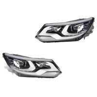 Headlight Set left right 12 V PSY24W D3S/H7 Bi-Xenon...